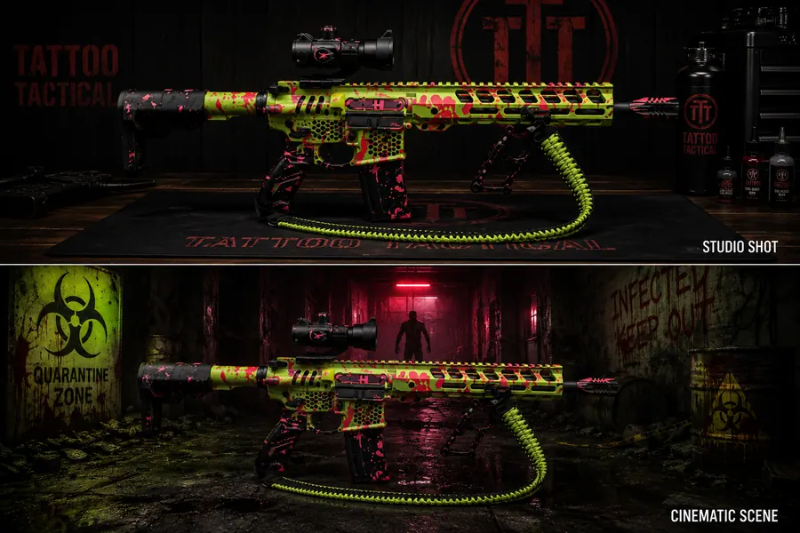 Bio Hazard Cerakote design, Horror collection