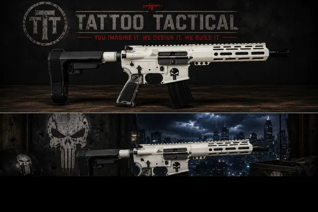 Reverse Punisher Cerakote design, Comic collection