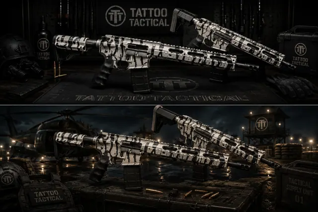 Silver Tiger Cerakote design, Urban Commando collection