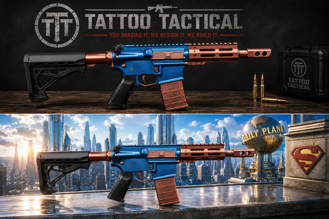 Superman Cerakote design, Comic collection