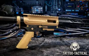The Cyborg Cerakote design, Sci-Fi collection