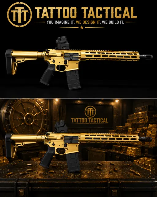 The Trump Cerakote design, Gold collection