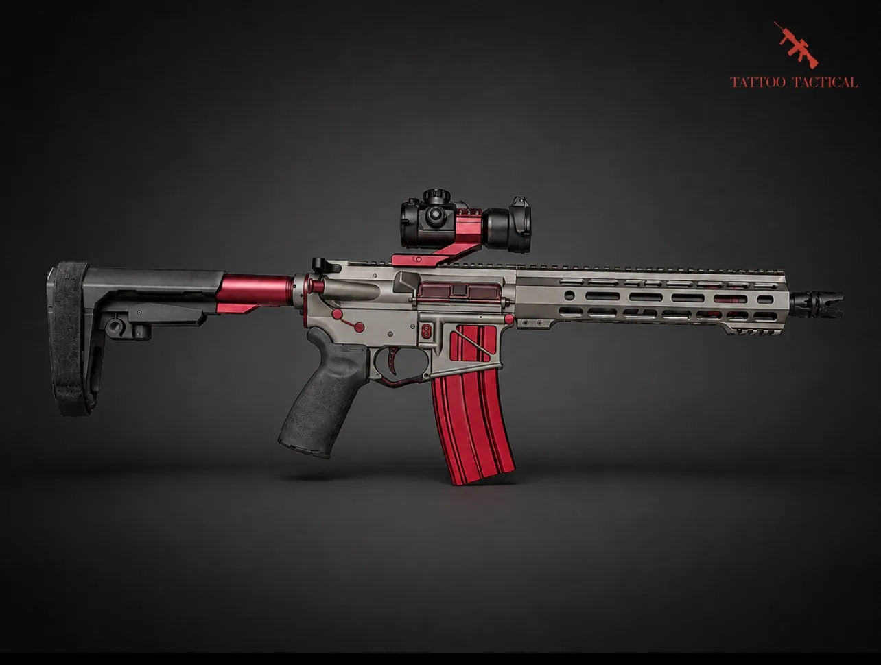 BLOODSTEEL // V.1 custom Cerakote firearm by Tattoo Tactical