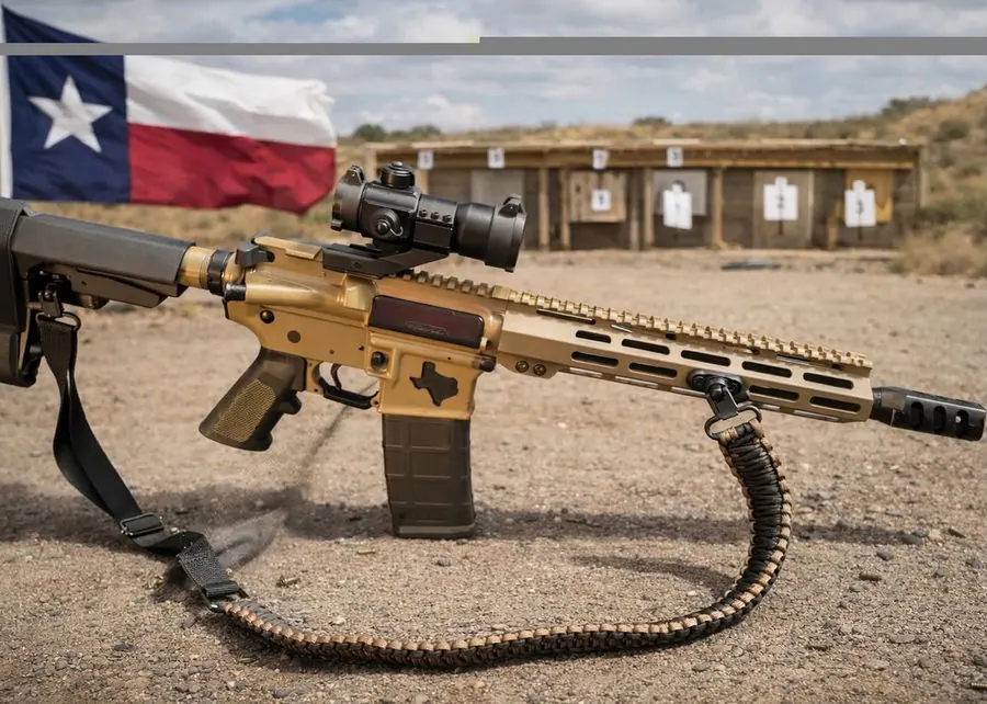 Texas Desert custom Cerakote firearm build