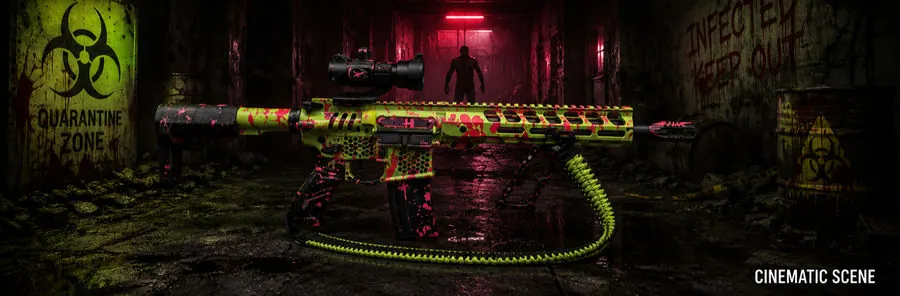 The Bio Hazard custom Cerakote firearm build
