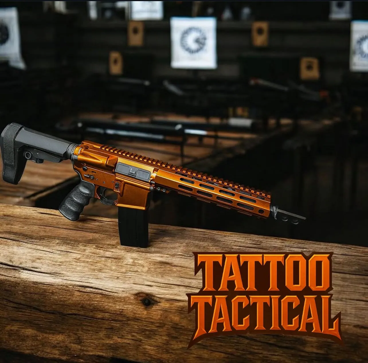 The CopperHead custom Cerakote firearm by Tattoo Tactical
