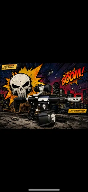 The Punisher custom Cerakote firearm build