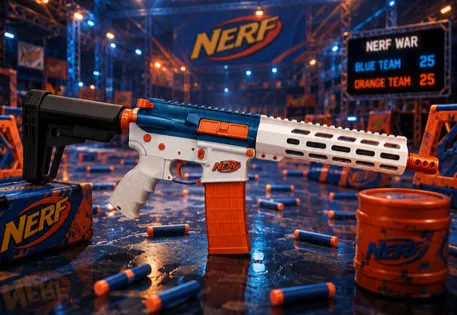 White Nerf custom Cerakote firearm by Tattoo Tactical